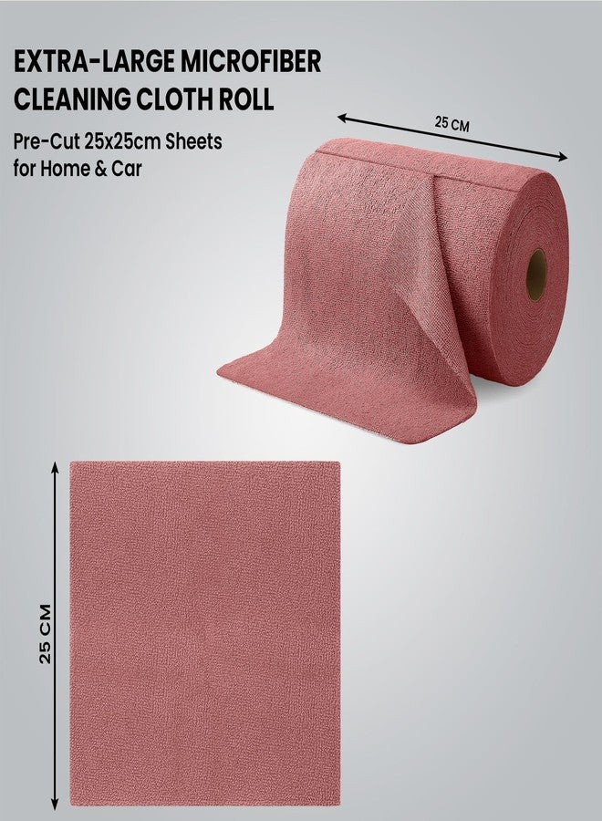 ShineXPro Microfiber Cleaning Cloth Roll, 20Pcs, 4000 Times Washable - 10X Cheaper Than Paper Kitchen Towel Roll - Ultra Absorbent Lint Free Microfiber Cleaning Cloth for Kitchen - Tearable, Reusable - Image 5